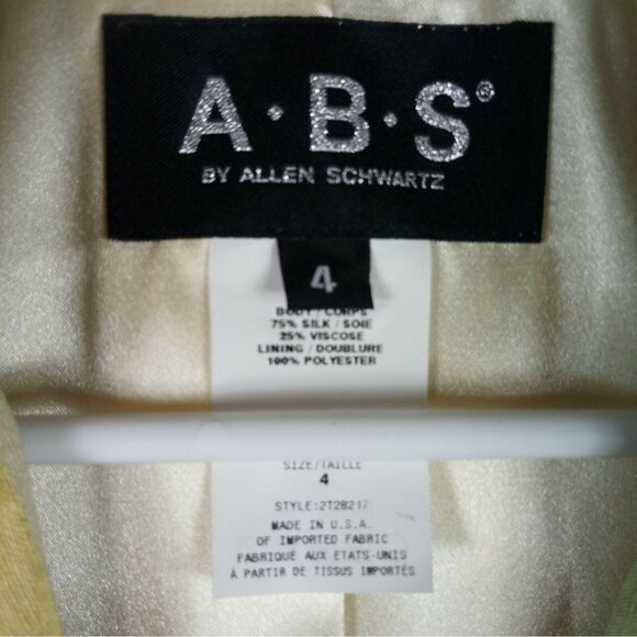 Vintage Silk Blazer Womens 4 Pastel Floral Stripe Sequin Art to Wear Glam 90s - Picture 4 of 9